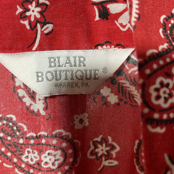 VINTAGE BANDANA ROCKABILLY SHIRT! - Picture 2 of 4